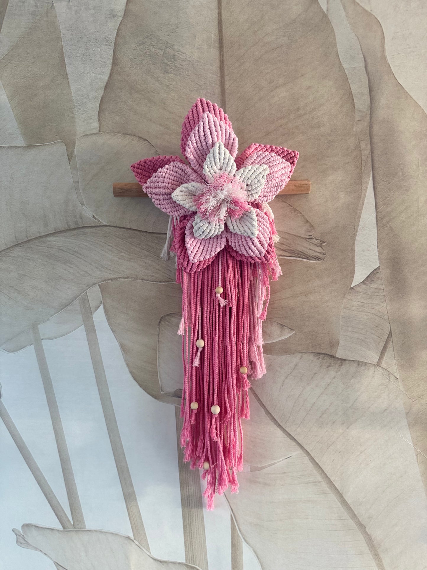Macrame Bloem 3-laags