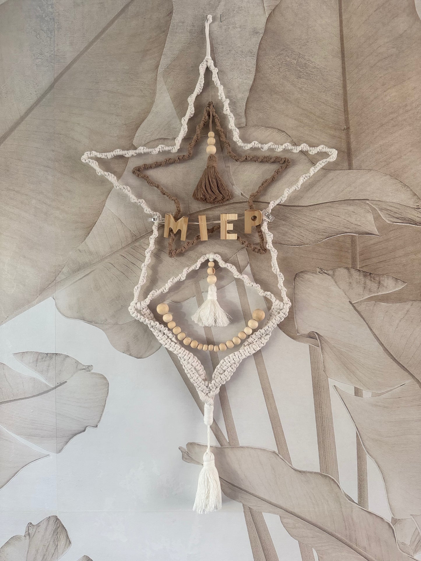 Macrame Wandhanger Ster