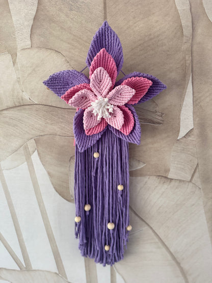 Macrame Bloem 3-laags