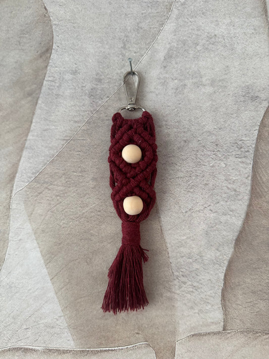 Sleutelhanger (Bordeaux rood)