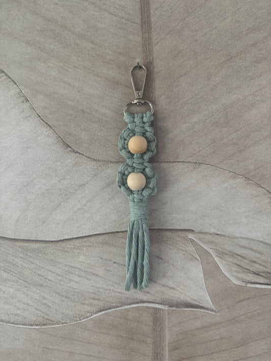 Macrame Sleutelhanger cirkel