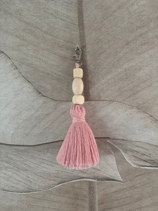 Macrame Sleutelhanger Klos