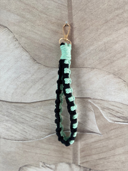 Macrame Sleutelhanger (Zwart+)
