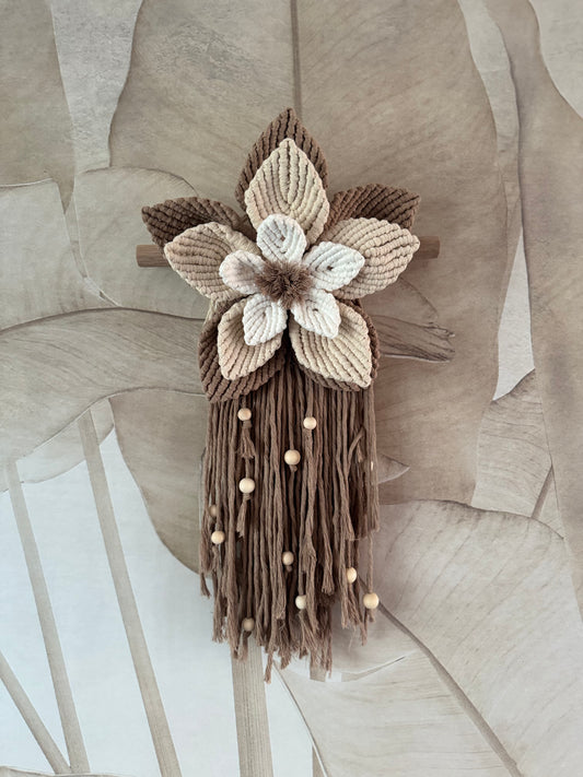 Macrame Bloem 3-laags