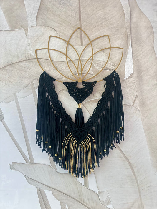 Macrame Wandhanger Lotus (Groot)