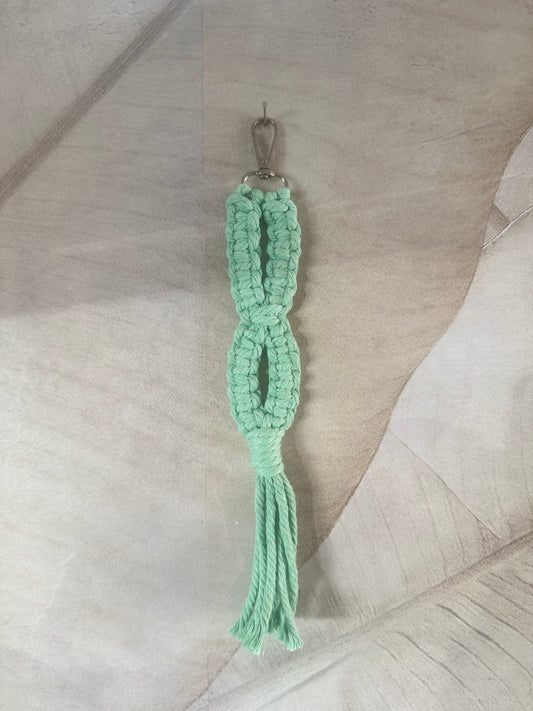 Macrame Sleutelhanger Infinity