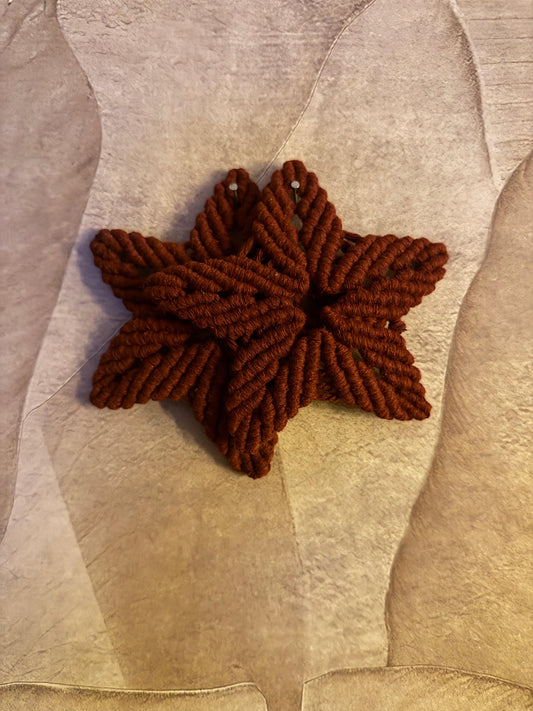 Kerst ster onderzetters (set van 2)