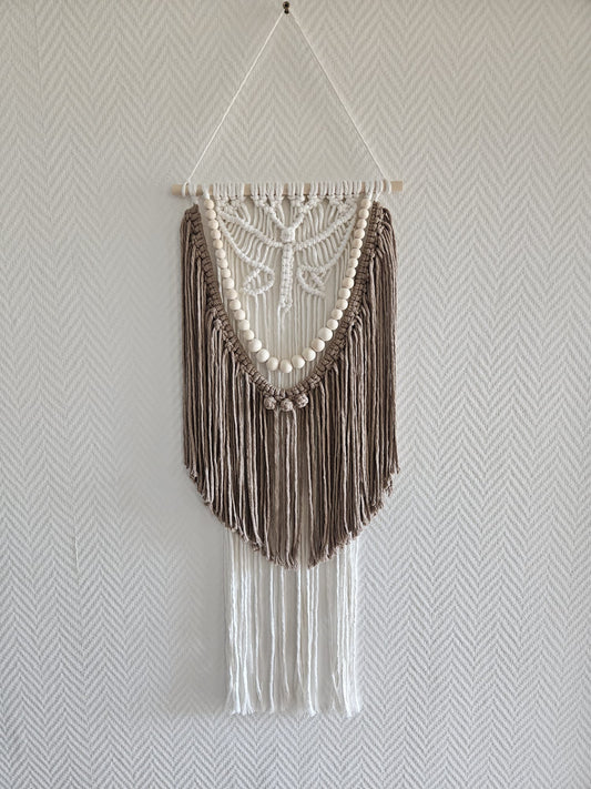 Wandhanger met vlinder